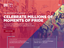 Tablet Screenshot of nycpride.org